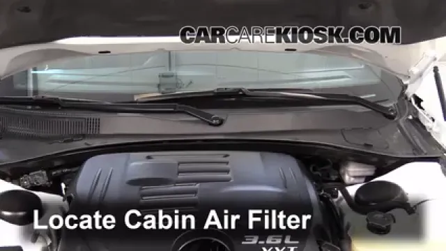 2013 Dodge Charger SE 3.6L V6 FlexFuel Air Filter (Cabin) Replace